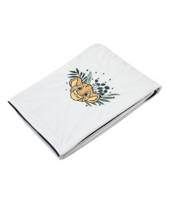 Couverture bi-matière Roi Lion Star - 100x150 cm - Bleu