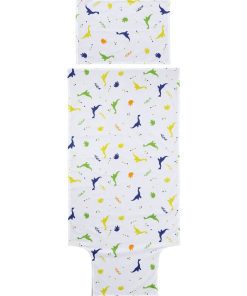 Parure de couette Dino - 70x120 cm - Blanc