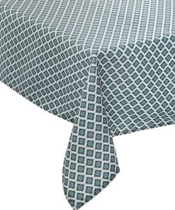 Nappe rectangulaire 140x240 cm Tikal - Bleu