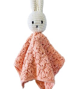 Doudou plat vintage Miffy rose pastel - N/A