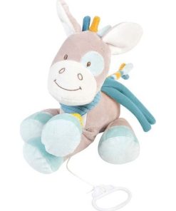 Doudou Nattou Cheval Bleu Musical - Tim & Tiloo - Bleu