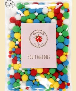 Trade Lulubug Lot de 500 pompons en 5 couleurs - N/A