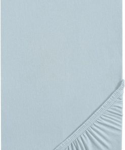 ROBA Drap Housse Extensible "Lil Planet" pour Matelas de Berceau 40x90 cm à 45x90 cm - Bleu Ciel - Bleu clair