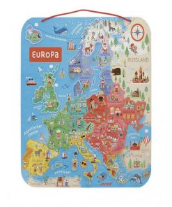 Carte D'europe Magnetique Version Allemande - N/A