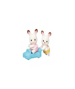 5420 'sylvanian Families' Jumeaux Lapins Chocolat - N/A