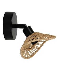 Applique spot orientable corde Ozana naturel - Beige