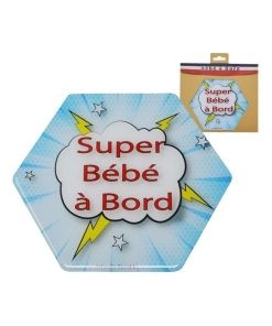 Adhésif / Autocollant bébé à bord - Mini-moi - Bleu