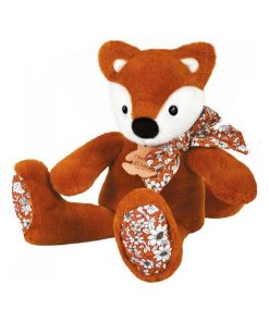 Coffret peluche renard Copains câlins (25 cm) - Orange