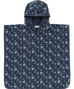 Poncho de plage Turtle - Bleu