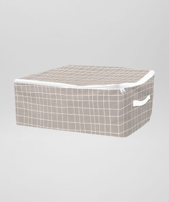 Housse de rangement zippée - taupe