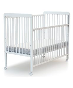 AT4 - Lit bébé coulissant 60x120 ESSENTIEL - Blanc