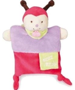 doudou Doudou et compagnie Coccinelle Violet Bzz Bzz violet DC2784 Petit Secret Marionnette - Violet