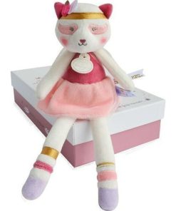 doudou Doudou et compagnie Chat Rose Indien DC3396 Fais un Vœu Pantin - Rose
