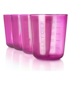 Premières tasses - Lot de 4 - Rose - Rose