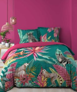 Parure Housse de couette + taie Collection Savane - Multicolore