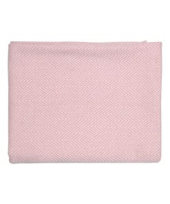 Couverture bébé en coton - Rose