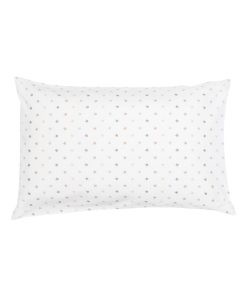 Taie d'oreiller bébé - 100% coton Bio - 'P'tit Basile' - Multicolore
