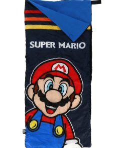 Sac De Couchage Super Mario Stripes - 100% Polyester - Bleu marine