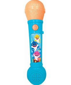 Microphone Lumineux Avec Mélodies Et Effets Sonores Baby Shark - N/A