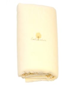 Eveil Et Nature Edredon Velours Coton Bio - Jaune