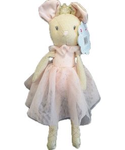 Doudou Nicotoy Souris Rose Robe Pantin - Ballerina - Rose