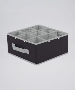 Casier pliable 9 compartiments - Gris