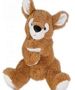 Doudou Histoire d'ours marionnette kangourou faon h : 25 cm dès la naissance - ho1385 - Marron