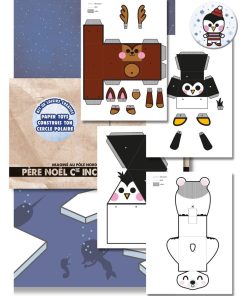 Kit Diy Noël Enfant | Loisirs Créatifs Pour Noël | Création De Paper Toys - N/A