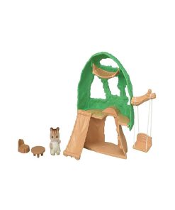 5318 'sylvanian Families' La Cabane Et Bebe Ecureuil Roux - N/A