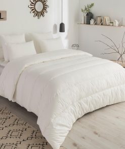 DODO - Couette Enveloppe Coton Bio - Bien-être EXTRA CHAUDE - Blanc
