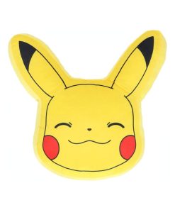 Coussin Forme 3D Pokémon Pikachu - 100% Polyester - Jaune
