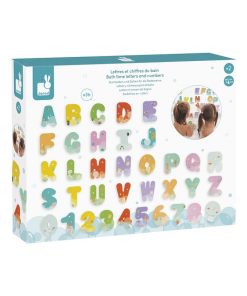 Jeu De Bain Lettres Et Chiffres Du Bain - Multicolore