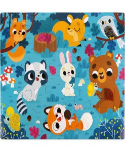 Puzzle Tactile Les Animaux De La Forêt (20 Pièces) - N/A