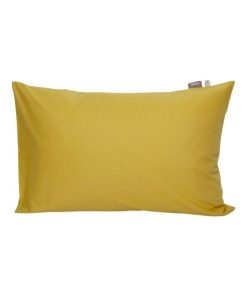 Taie d'oreiller en coton bio miel (40 x 60 cm) - Jaune