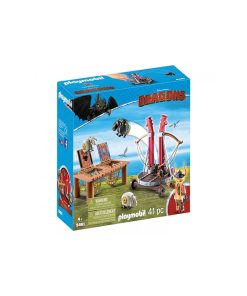 9461 Gueulfor Avec Balliste Lance Mouton, 'playmobil' Dragons - N/A