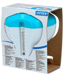 Doseur de chlore flottant avec thermomètre - N/A