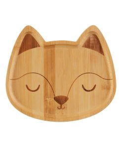 Assiette en bambou Renard Woodland Baby - Beige