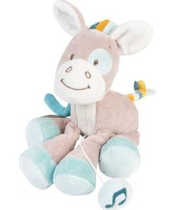 Doudou Nattou Cheval Bleu Mini Musical - Tim & Tiloo - Bleu