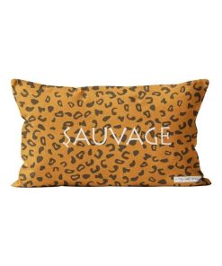 Housse de coussin Sauvage 32x50 cm - Orange