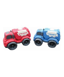 Petites Voitures - Pack De Police Et Camion De Pompier 18*11*13cm (2 Pièces) - N/A