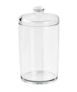 Boite À Coton En Plastique Basic - transparent