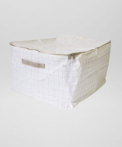 Housse de rangement en toile - Beige