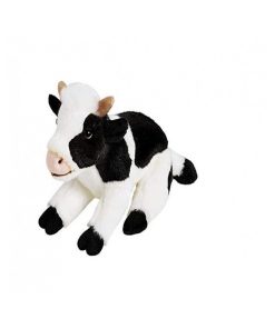 1732 Peluche Vache Noire And Blanche 26cml - Multicolore