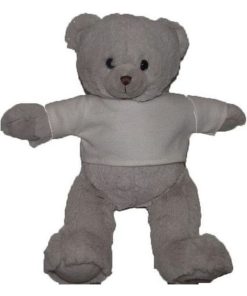 doudou Doudou et compagnie Ours Gris pull blanc Roland Garros Pantin - Gris