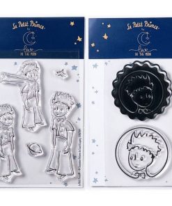 7 Tampons transparents Le Petit Prince Planète et Portraits - N/A
