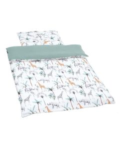 Couette et oreiller enfant - prêt à dormir, Safari - Multicolore