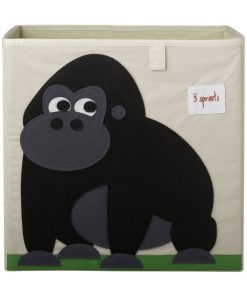 Cube de rangement Gorille (33,5 x 33,5 cm) - Noir