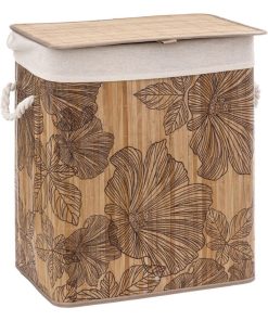 Panier à linge bambou Blackflora - Beige