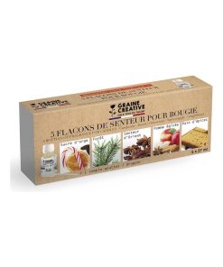 5 arômes de Noël pour bougie 27 ml - Multicolore