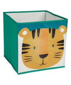 Bac de rangement Tigre 29x29 - Vert